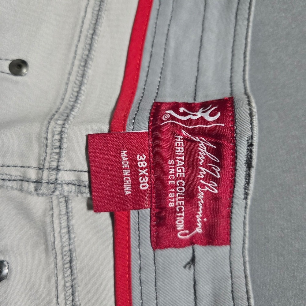 John M. Browning Heritage Collection Pants Men 38x30 Straight Outdoor Rugged - Picture 6 of 6